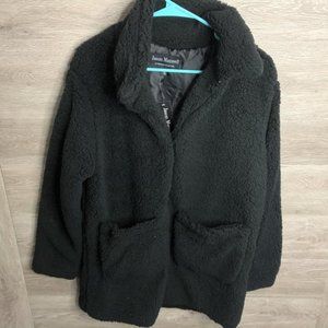 Jason Maxwell Large Black Sherpa Outerwear Jacket